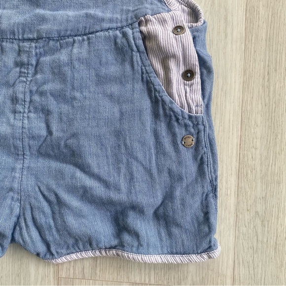 Size 5 Roxy girl knot overalls - Picture 3 of 4